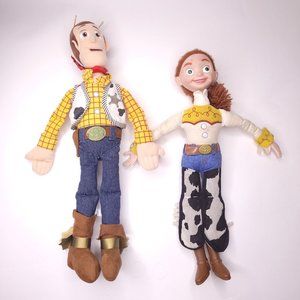 Toy Story Jesse Woody Plush Toys Bundle Lot EUC